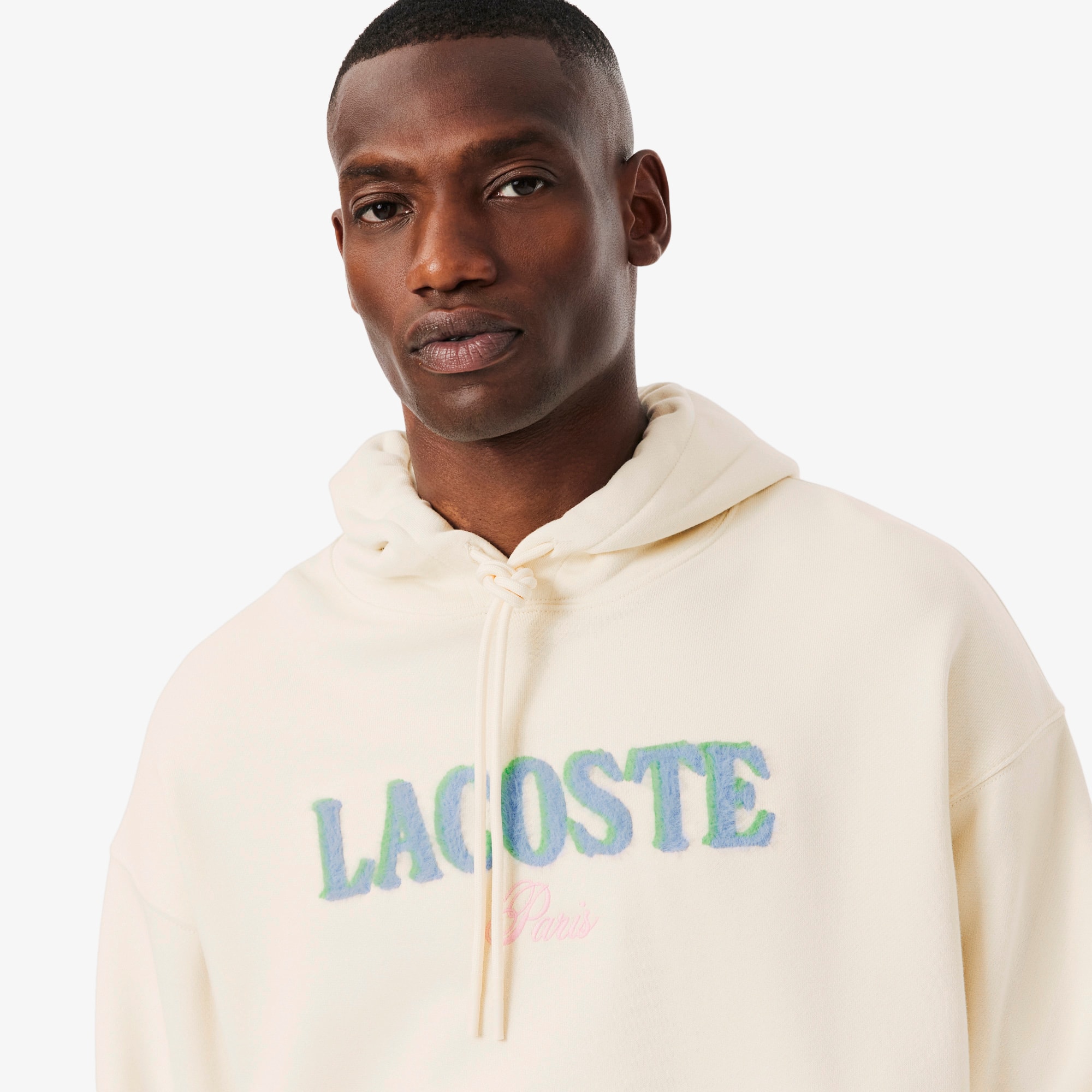 Men's Loose Fit Embroidered Hoodie - Sweaters & Sweatshirts - New