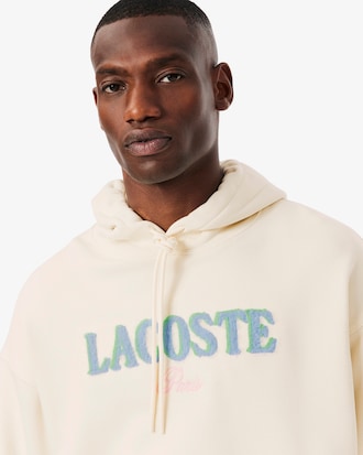 Men's Loose Fit Embroidered Hoodie