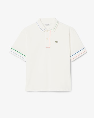 Kids' Contrast Accent Petit Piqué Polo