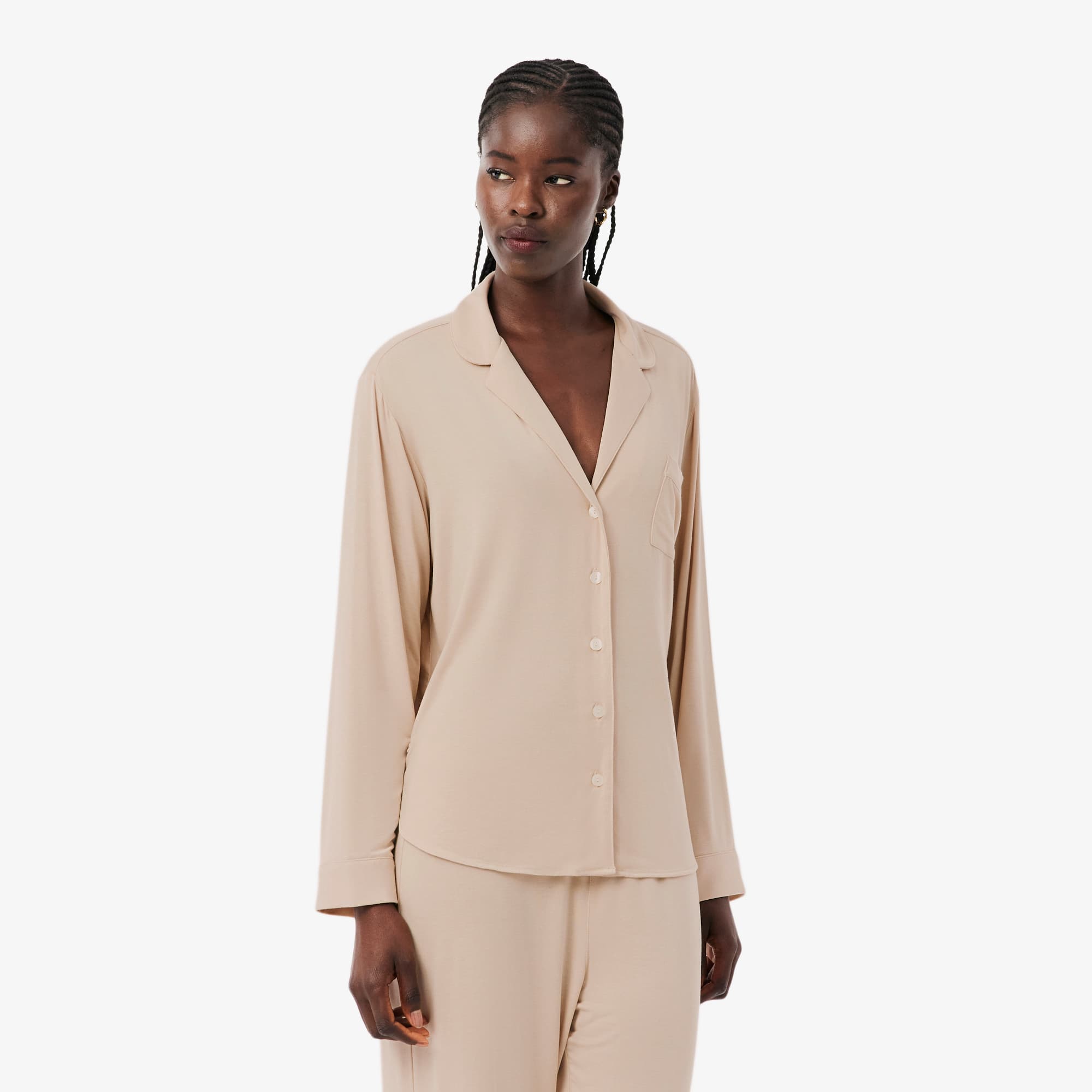 Lacoste Modal Jersey Pajama Set