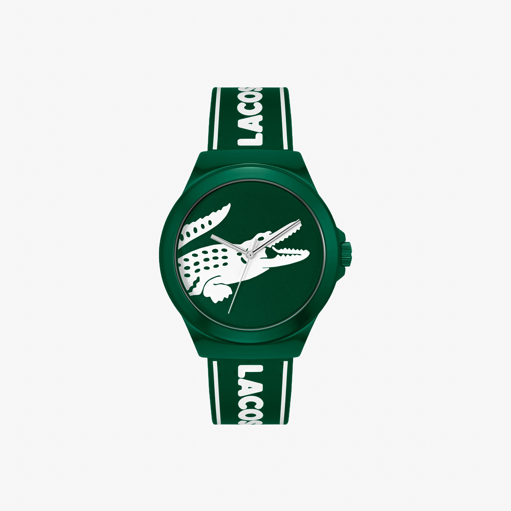 Neocroc Green Silicone Watch - Men's Watches - New In 2026 | Lacoste