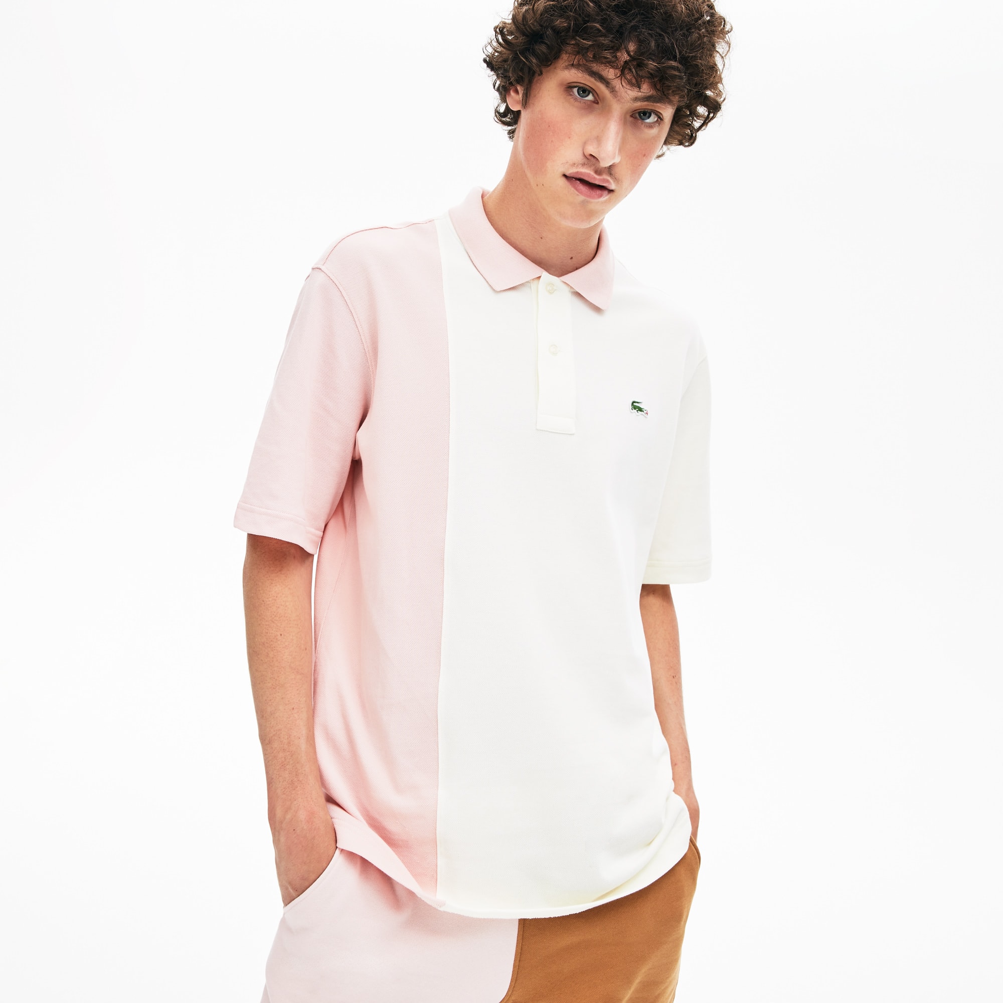 Lacoste x GOLF le FLEUR Relaxed Color-Blocked Polo | LACOSTE