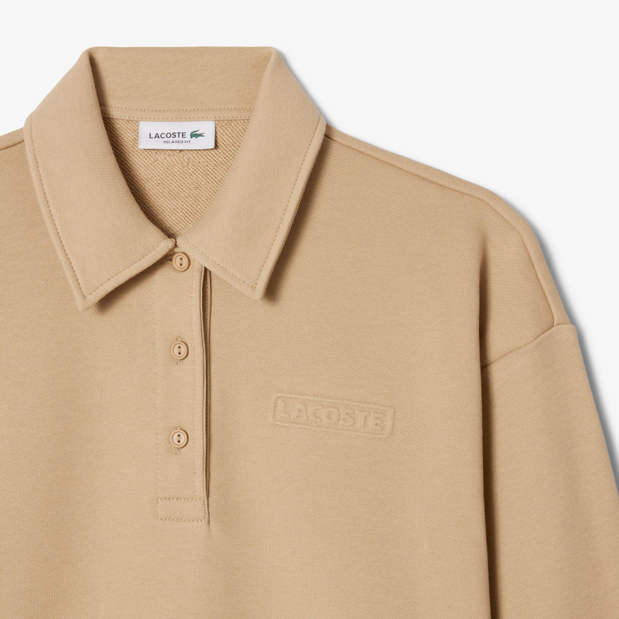 Women's Polo Collar Sweatshirt - Sweaters & Sweatshirts - New In