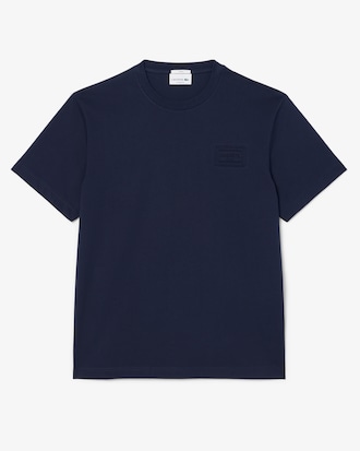 playera de marca en relieve