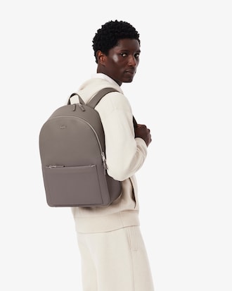 Sac à dos Chantaco en cuir piqué mat