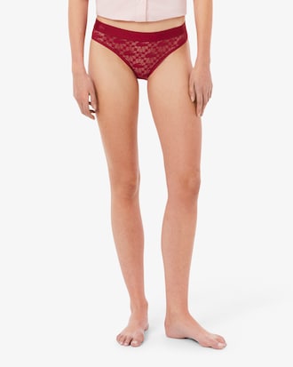 Logo Waist Mesh Briefs