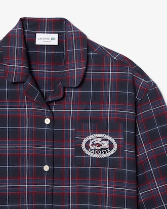 Cotton Plaid Pajama Set