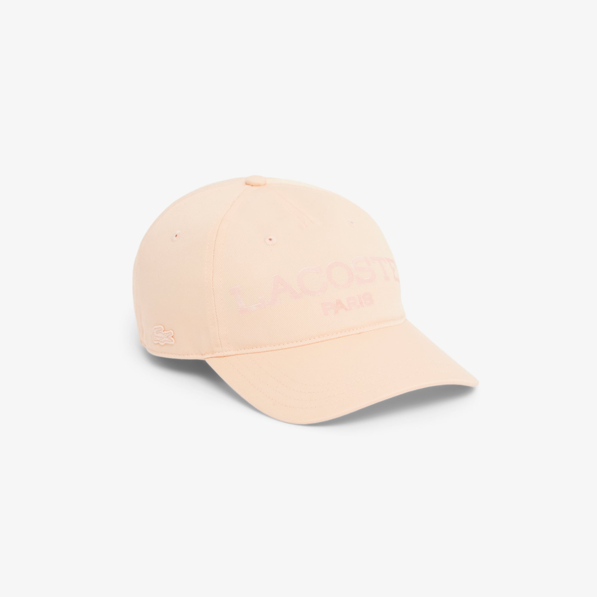 Lacoste Gorra De Sarga De Algodón Estampada Rosa