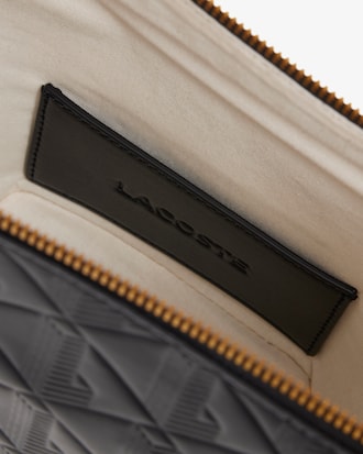 Small Maheki Embossed Leather Hobo Bag