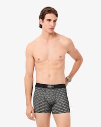 Men's Printed Stretch Cotton Boxer Briefs