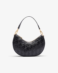 Bolso Para Mujer Maheki En Piel Repujada Con Forma De Media Luna