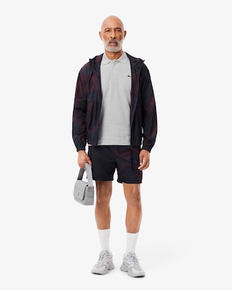 Polo jaspeado de corte cl&aacute;sico L.12.12 para hombre