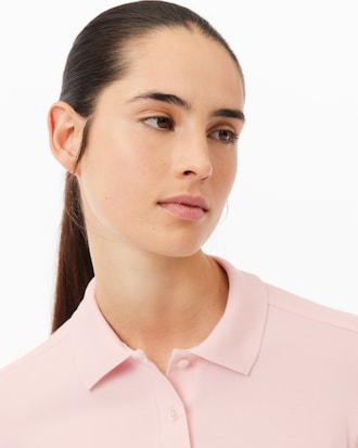 Women's Slim Fit L.12.D Stretch Mini Piqué Polo