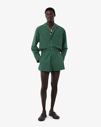 Men's Runway Print Poplin Shorts