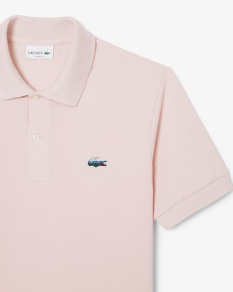 Men's Classic Fit Landscape Crocodile Piqué Polo