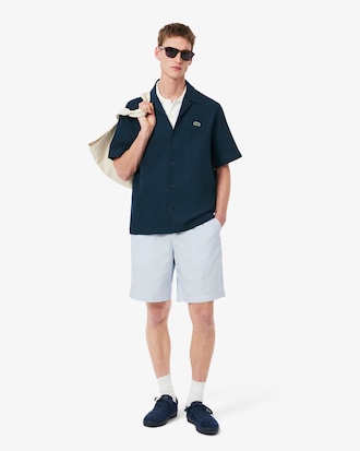 Men's Relaxed Fit Waffle Texture Shirt