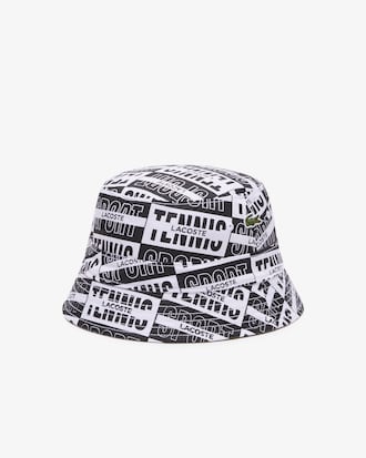 Gorro de pescador reversible de algod&oacute;n con estampado