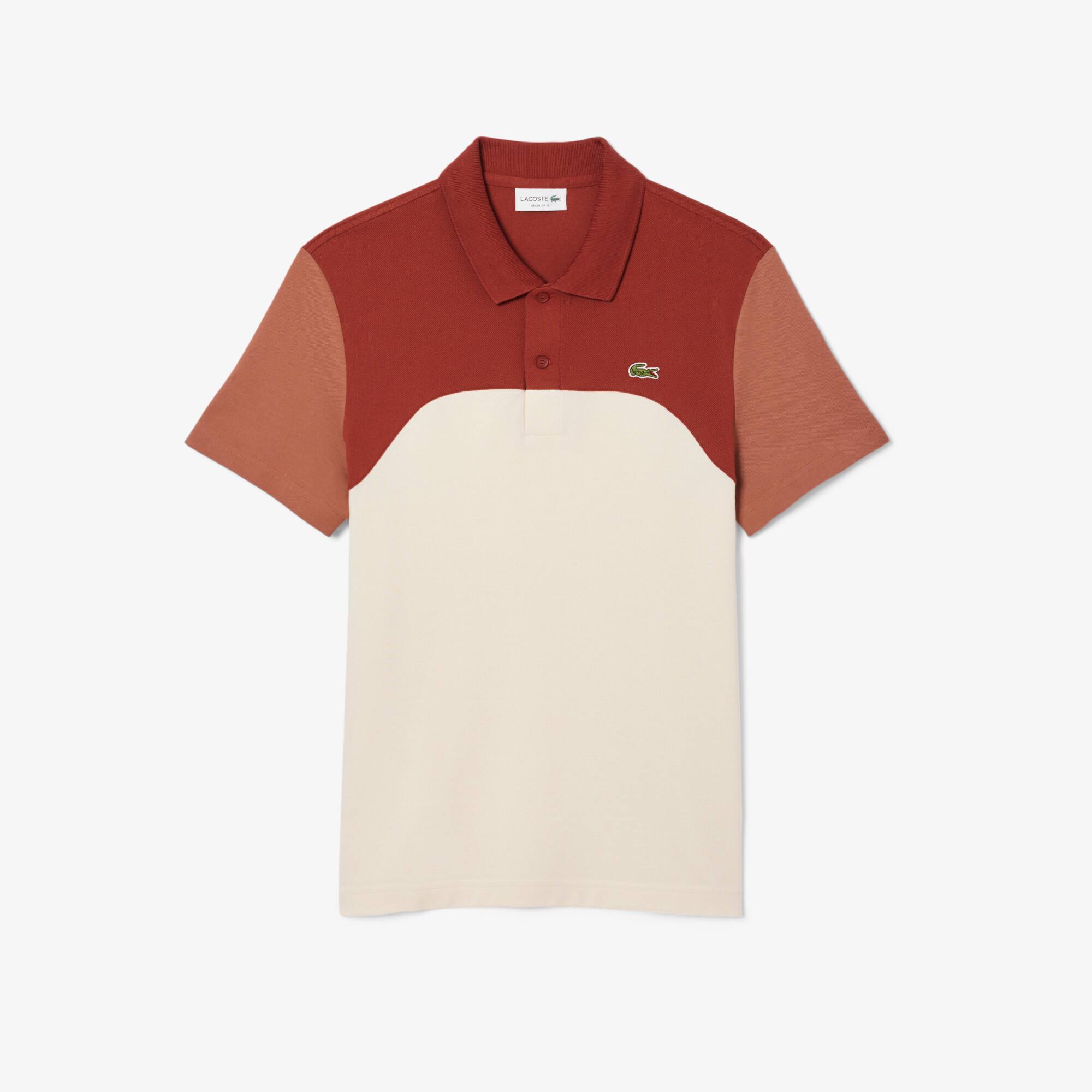 Lacoste Men's Regular Fit L.12.12 Colorblock Polo - M - 4 In White
