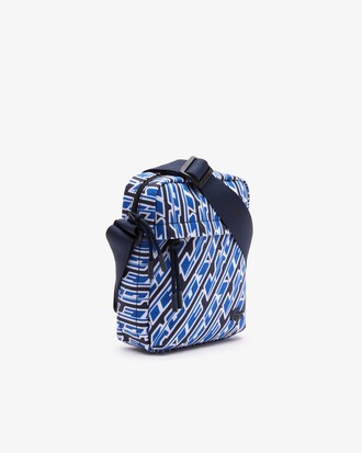 Bolso mensajero vertical de hombre Lacoste Neocroc con logo estampado