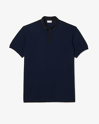 Striped Piqué Collar Polo - Plus Size - Tall