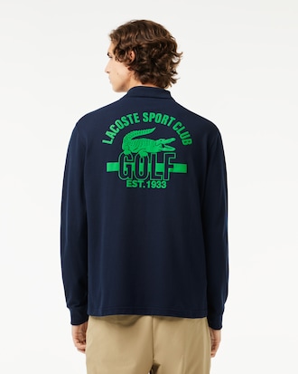 Men's Long Sleeve Anti-UV Golf Polo