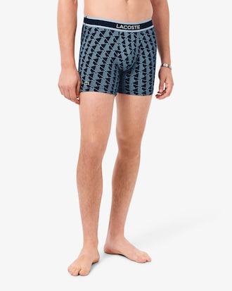 Men's Stretch Cotton Monogram Boxer Briefs