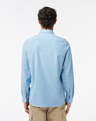 Men's Slim Fit Cotton Chambray Shirt