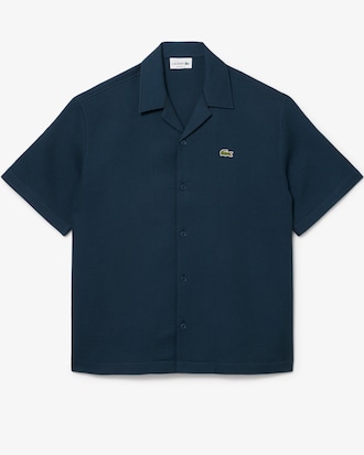 Men's Relaxed Fit Waffle Texture Shirt