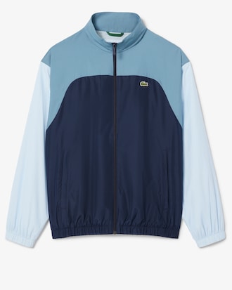 Men's Water-Repellent Colorblock Track Jacket