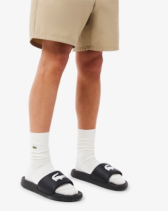 Claquettes Croco Dualiste homme en matière synthétique avec logo