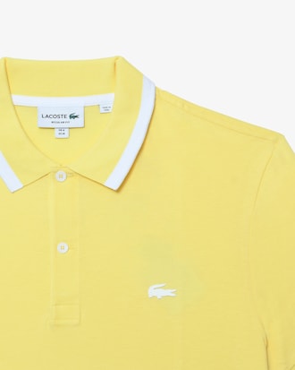 Polo Para Hombre De Corte Regular En Algod&oacute;n Flexible