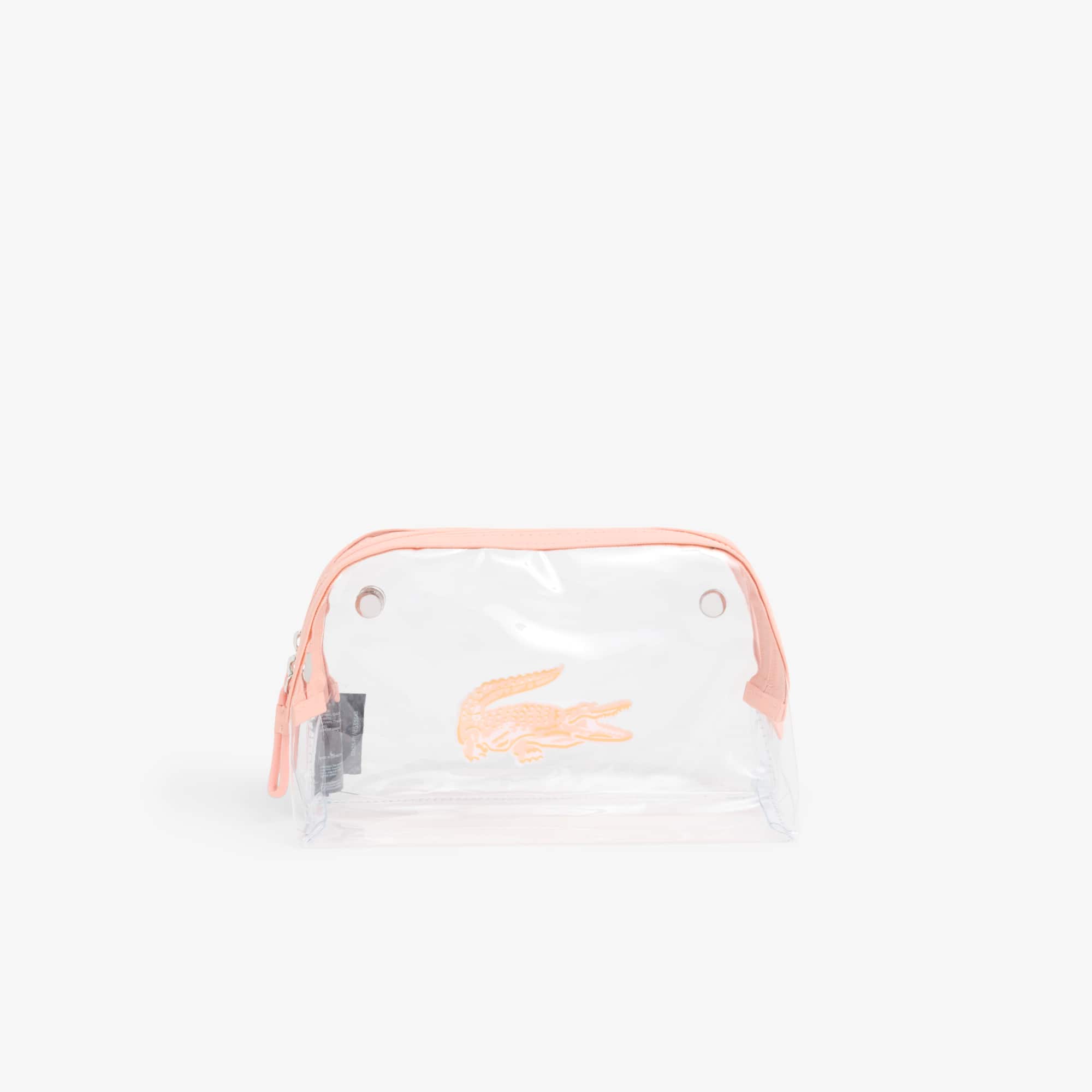 Lacoste Anna Transparent Cosmetic Bag - One Size In Pink