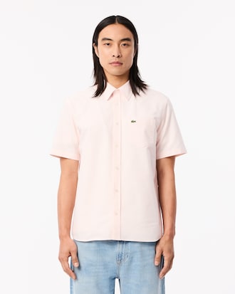 Men's Regular Fit Short Sleeve Oxford Shirt