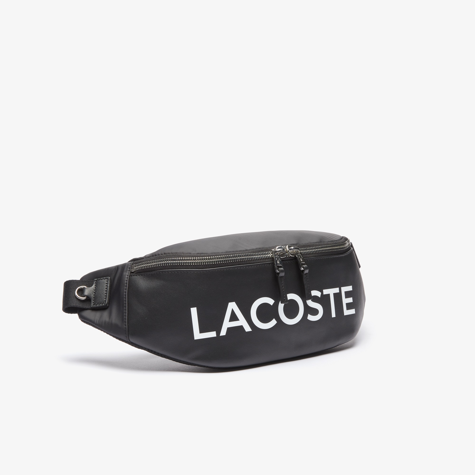 Men's L.12.12 Branded Smooth Leather Belt Bag LACOSTE