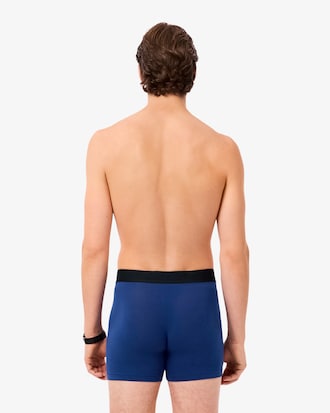 Conjunto de 3 b&oacute;xers largos de algod&oacute;n el&aacute;stico