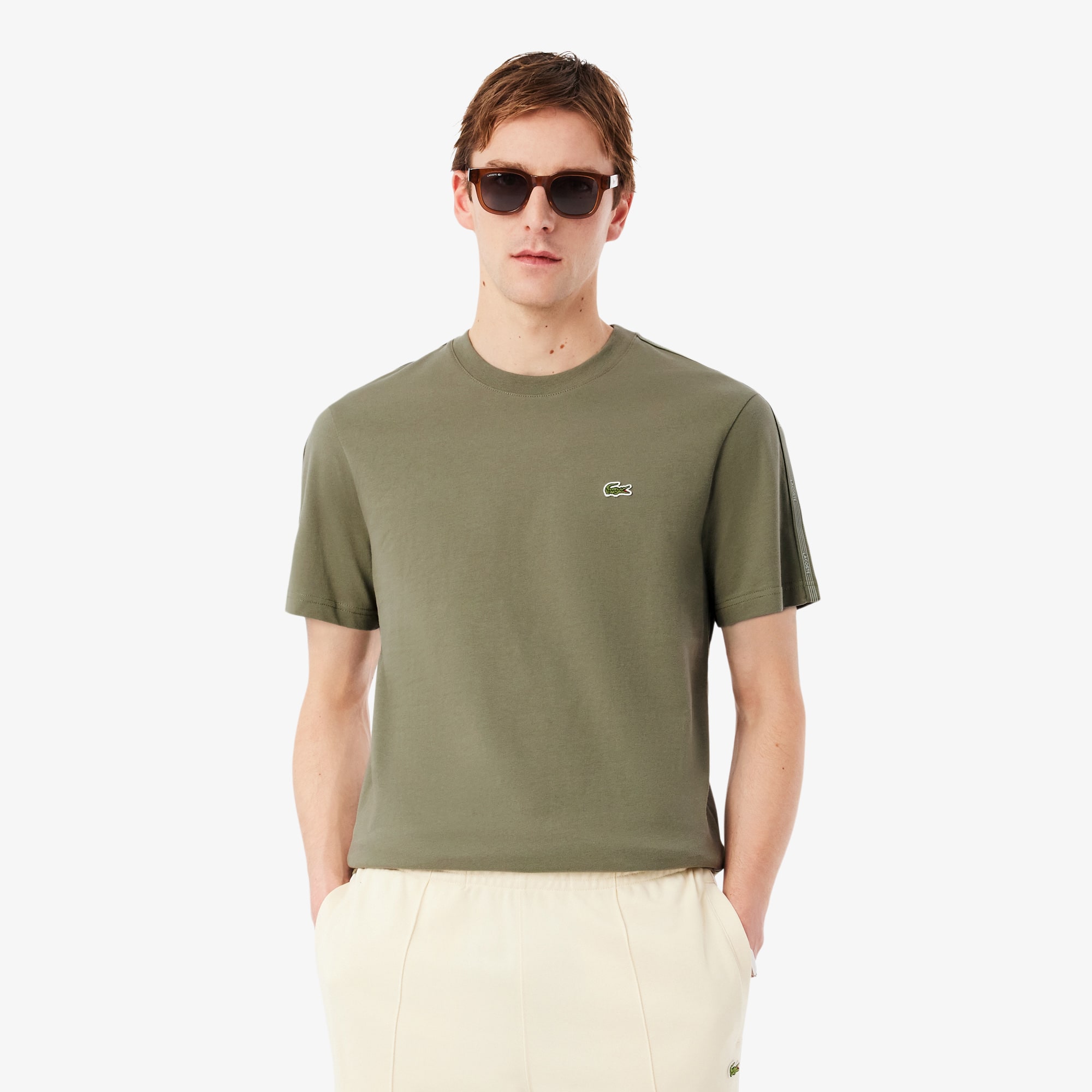 Branded Stripe Band T-Shirt - Men's Collection - New In 2026 | Lacoste