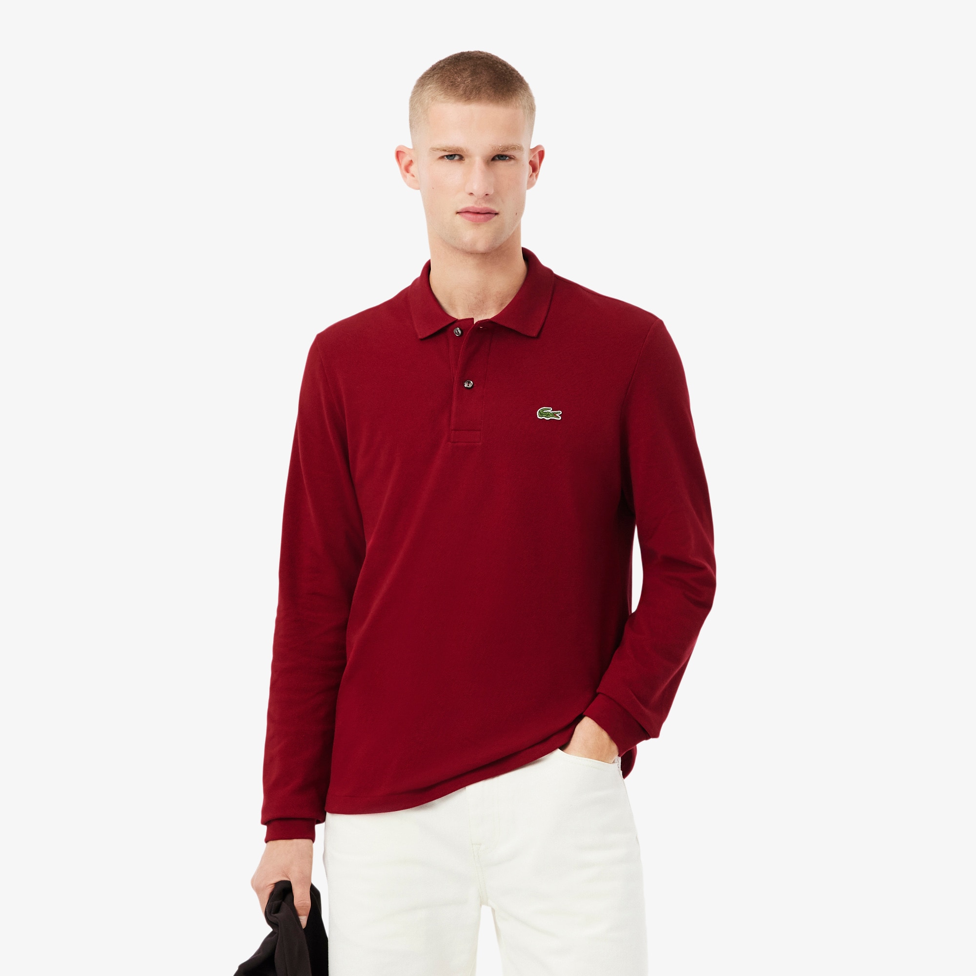 Men's Classic Fit Long Sleeve L.12.12 Polo - Polo Shirts - New In