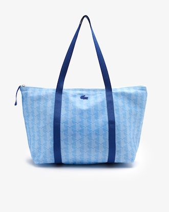 Izzie Large Monogram Print Lightweight Tote