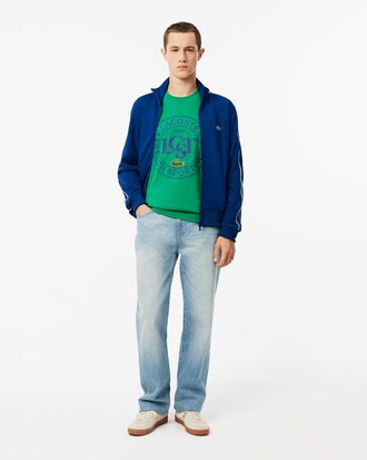 Playera Holgada De Algod&oacute;n Pesado Con Estampado