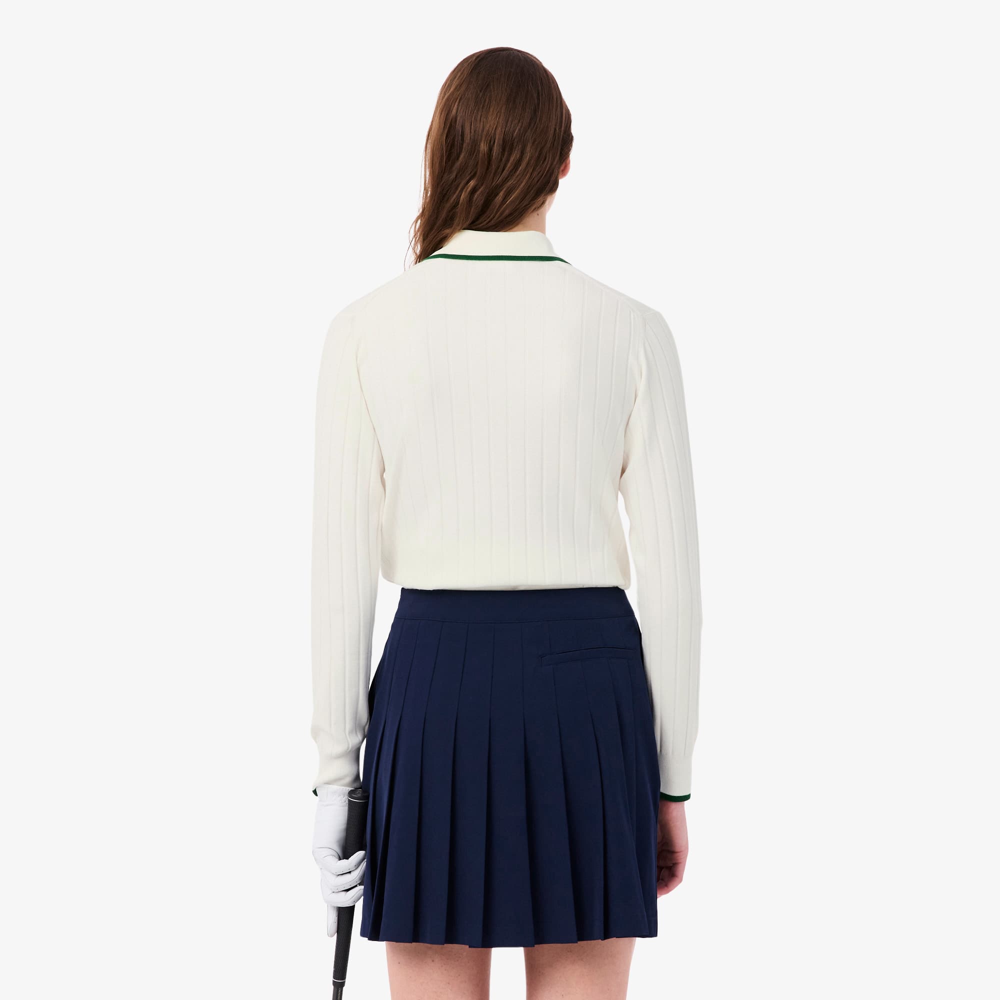 Women's Polo Collar Stretch Golf Sweater - Sweaters & Sweatshirts