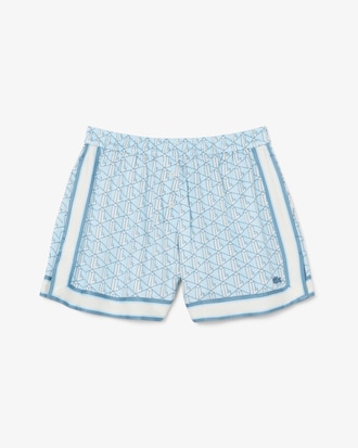 Shorts con estampado de monogramas para mujer