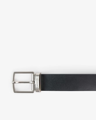 Smooth Leather Belt & Buckle Gift Set