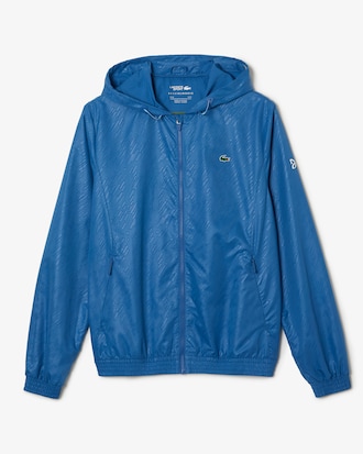 Men's Lacoste SPORT x Novak Djokovic Water-Repellent Windbreaker