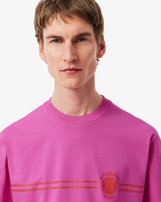 Playera Para Hombre De Punto De Algod&oacute;n Bordado Y Estampado