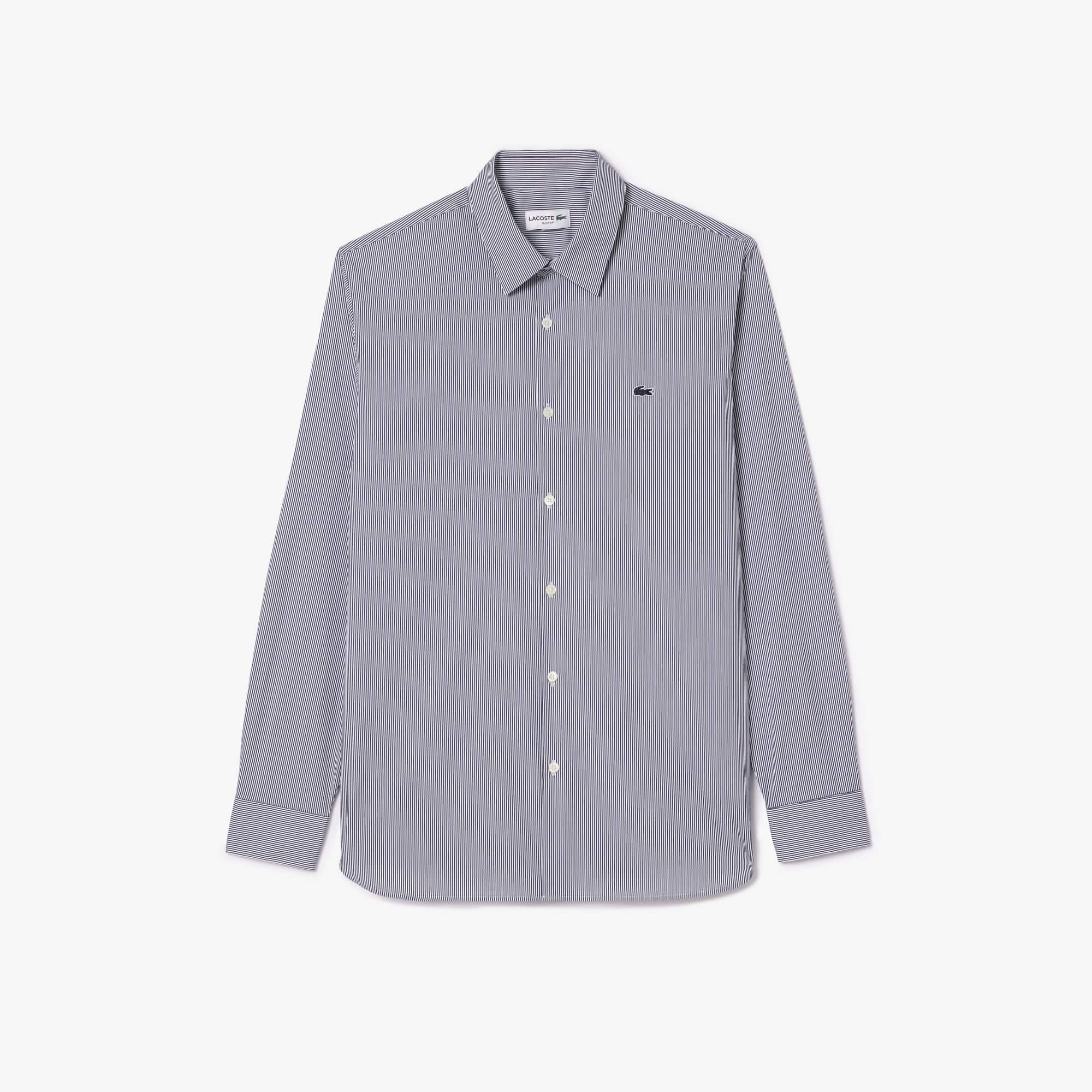 メンズ　LACOSTE スリムフィット チェックシャツ US Sサイズ メンズ LACOSTE スリムフィット チェックシャツ US Sサイズ