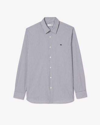 Men's Slim Fit Striped Stretch Button Down Shirt