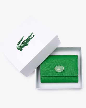 Top Grain Leather Flap Close Wallet