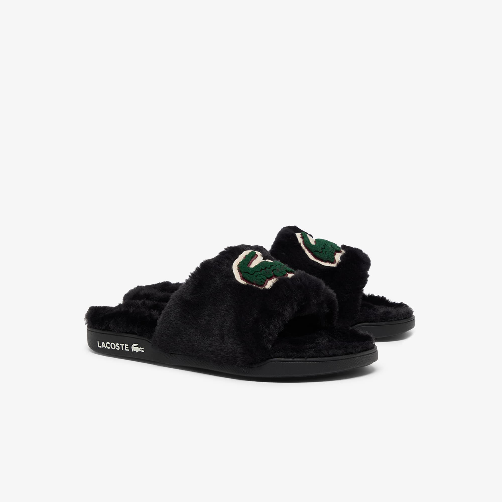 LACOSTE SERVE SLIDE サンダル ブラック Women's Serve Slides Dualiste - Slides - New In 2026 | Lacoste