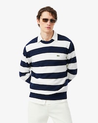 Striped Cotton Crew Neck Sailor Sweater