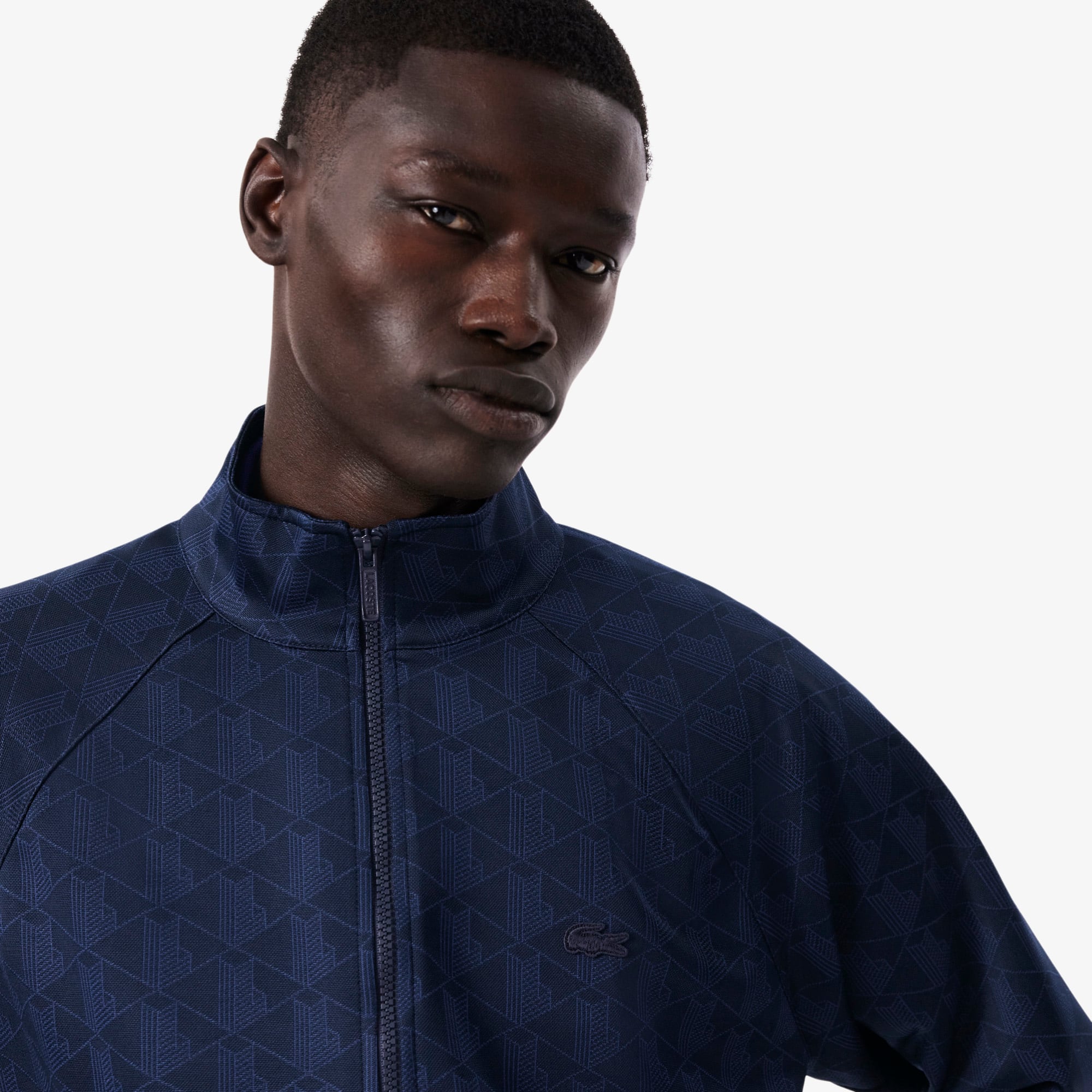 Monogram Jacquard Zipped Jacket